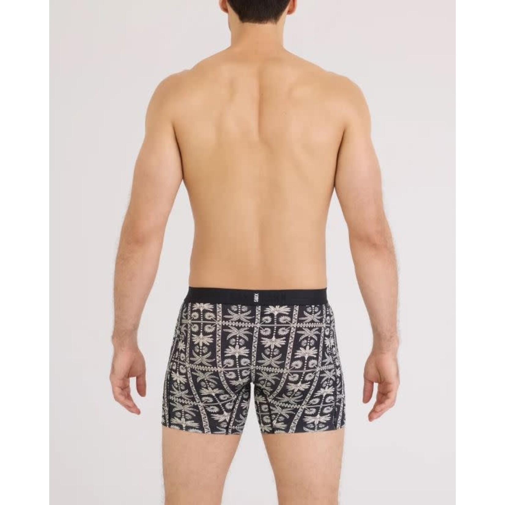 SAXX Smooth Luxe Boxer Brief Tropic Royale Black