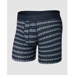 SAXX Smooth Luxe Boxer Brief Link Stripe Dark Ink