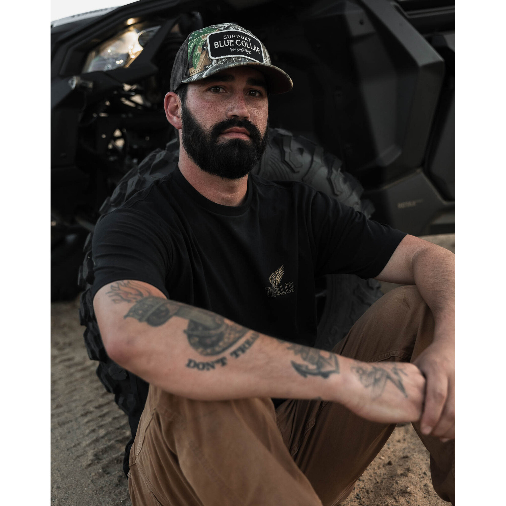 Troll Co. SBC Realtree Barricade Curved Brim Trucker Hat