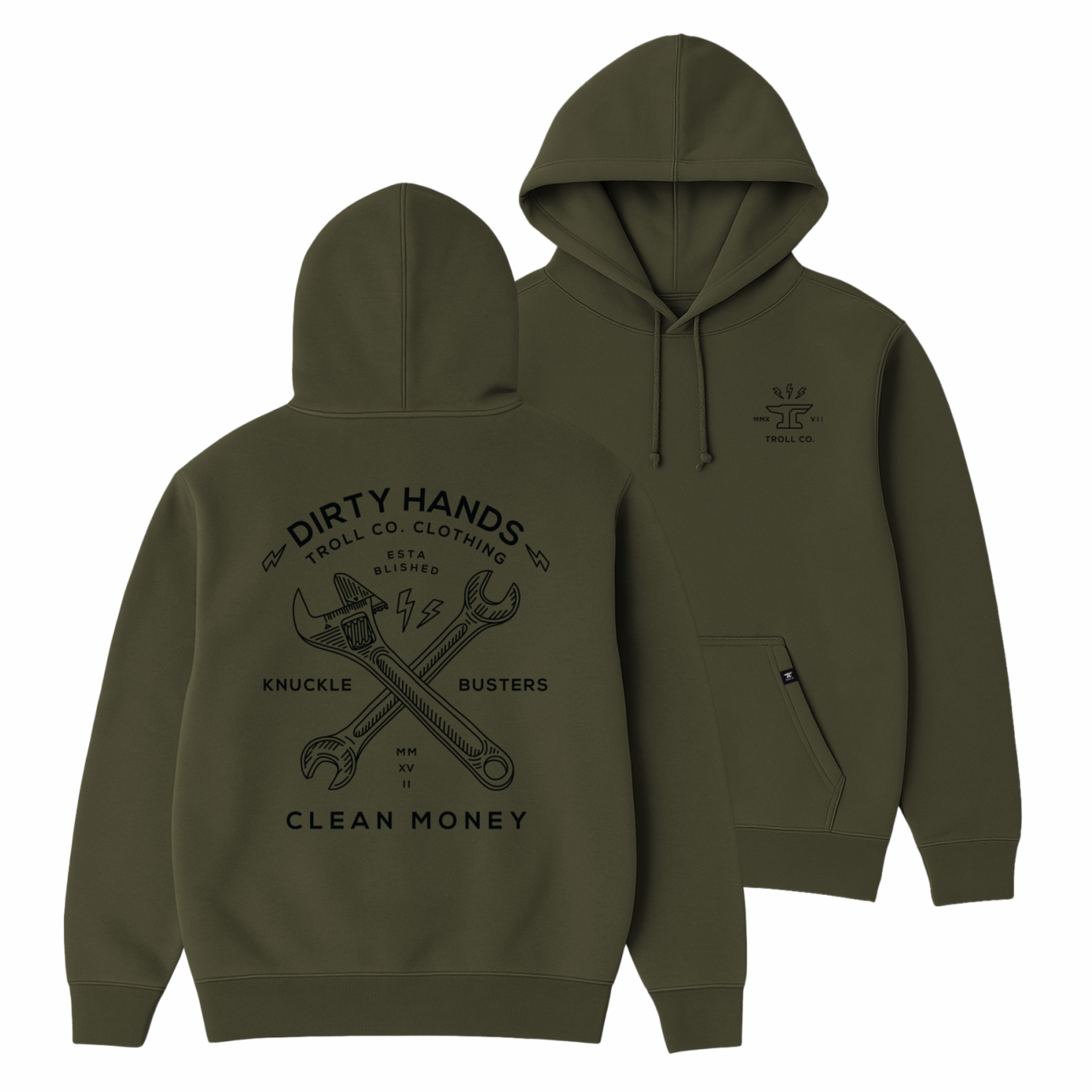 Troll Co. DHCM Twisting Wrenches Hoodie