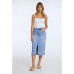 Lois Leila Long Denim Skirt