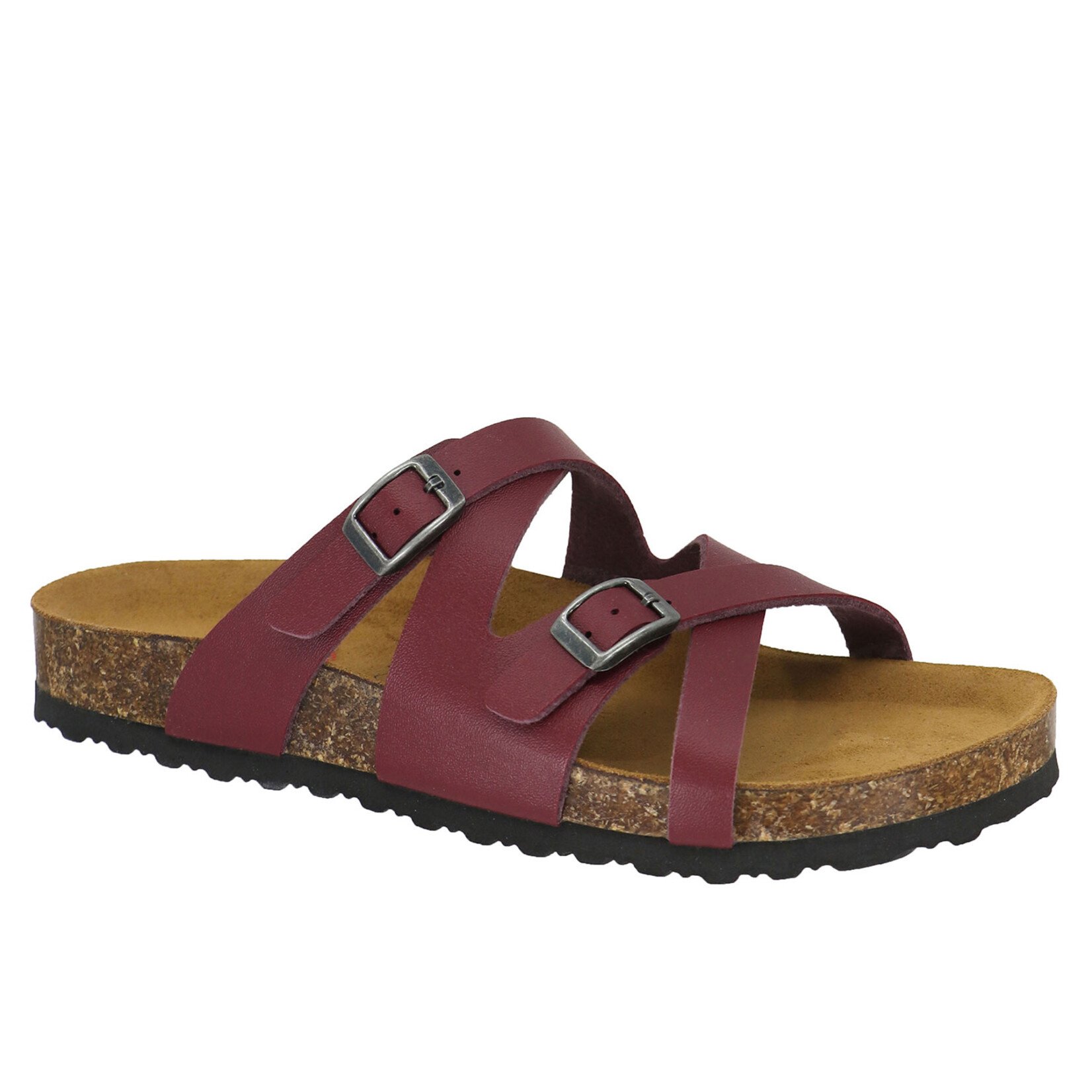 Lady Comfort Debra Sandal Burgundy