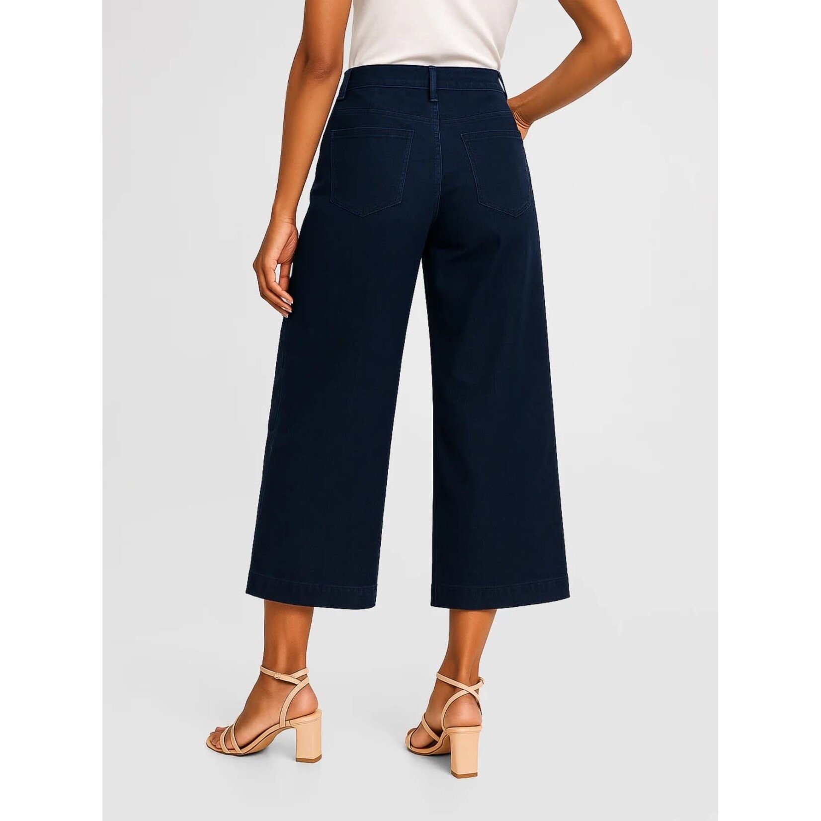 Lois Gaucho High Rise Wide Leg Capri