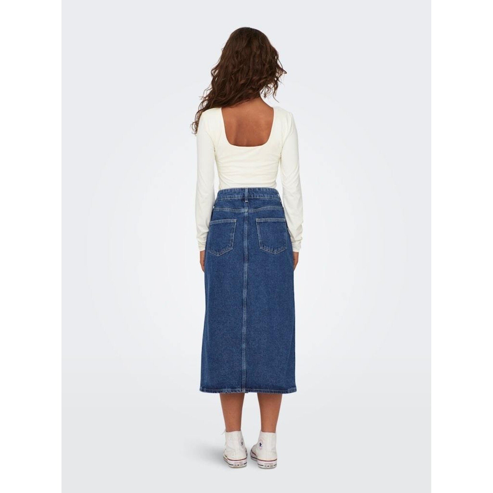 Only Bianca Midi Denim Skirt