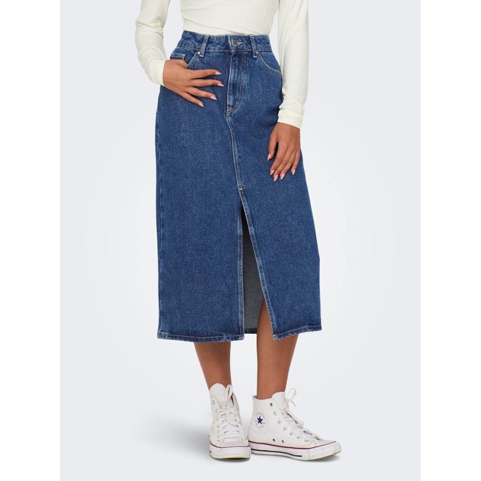 Only Bianca Midi Denim Skirt