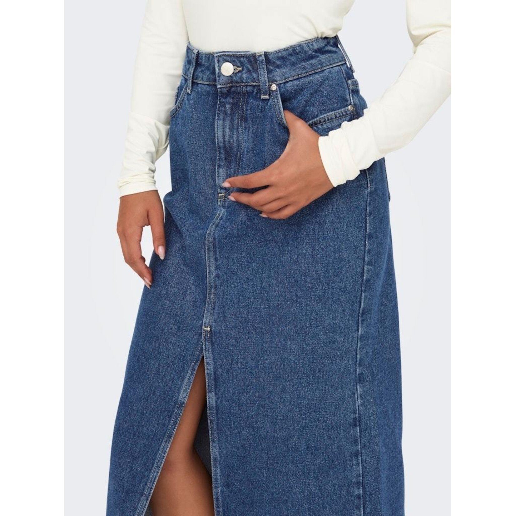 Only Bianca Midi Denim Skirt