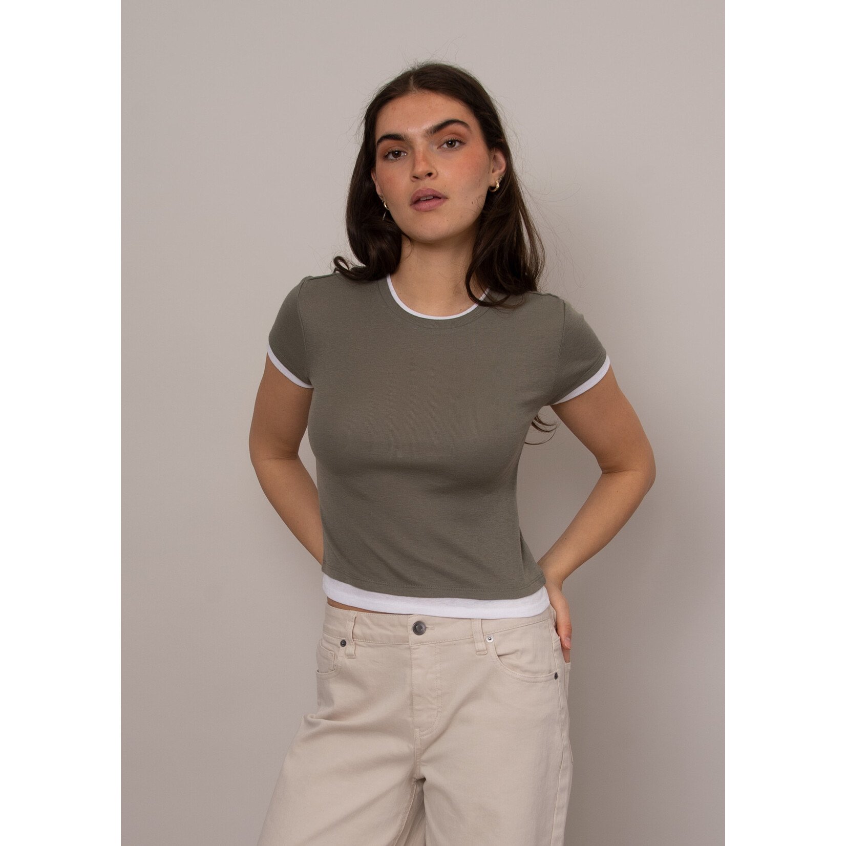 Rd Style Larisa Faux Double Layer Top