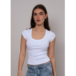 Rd Style Kendra Scoop Neck Cap Sleeve Top