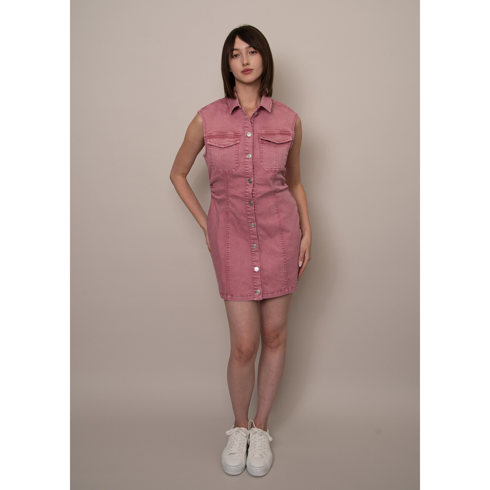 Rd Style Jess Button Up Mini Dress