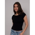 Rd Style Kelly Boat Neck Cap Sleeve Top