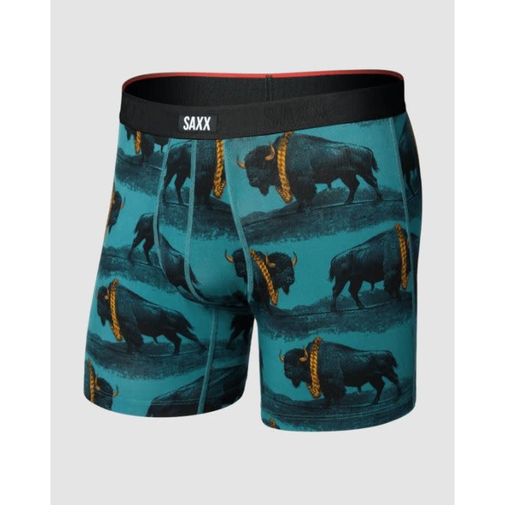 SAXX Vibe Xtra Boxer Brief Bison Bling Seascape