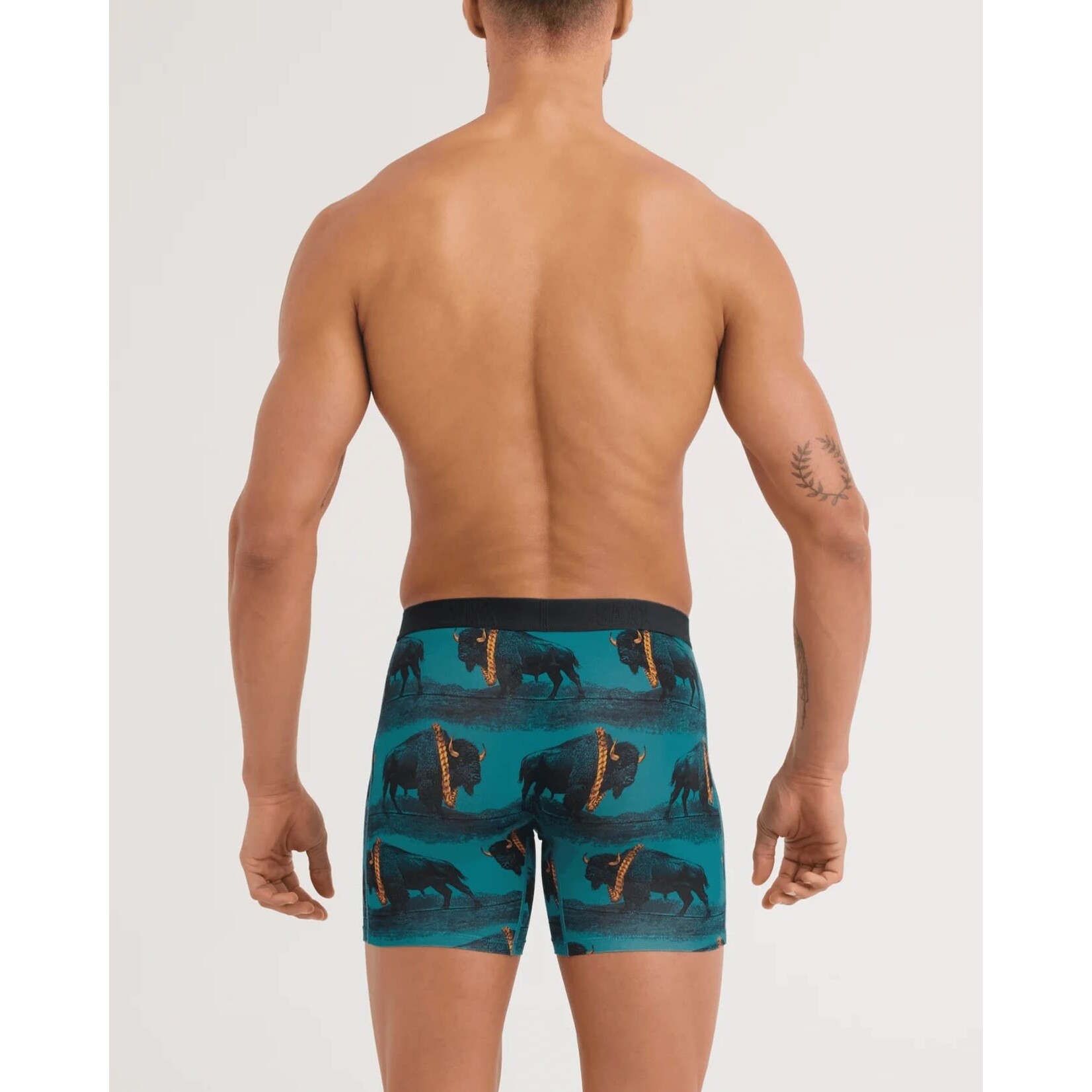 SAXX Vibe Xtra Boxer Brief Bison Bling Seascape