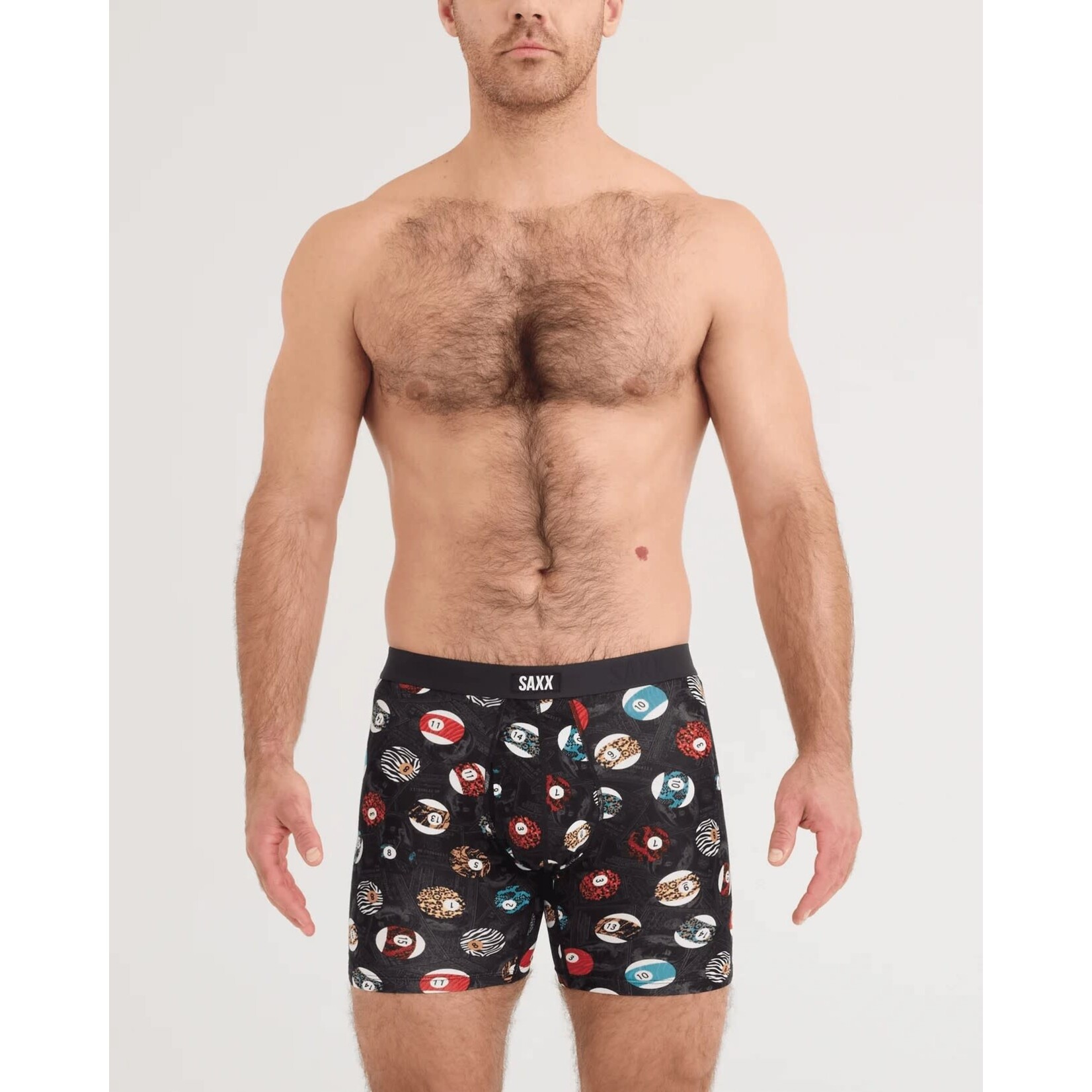 SAXX Vibe Xtra Soft Boxer Brief Billiard Parlor Black