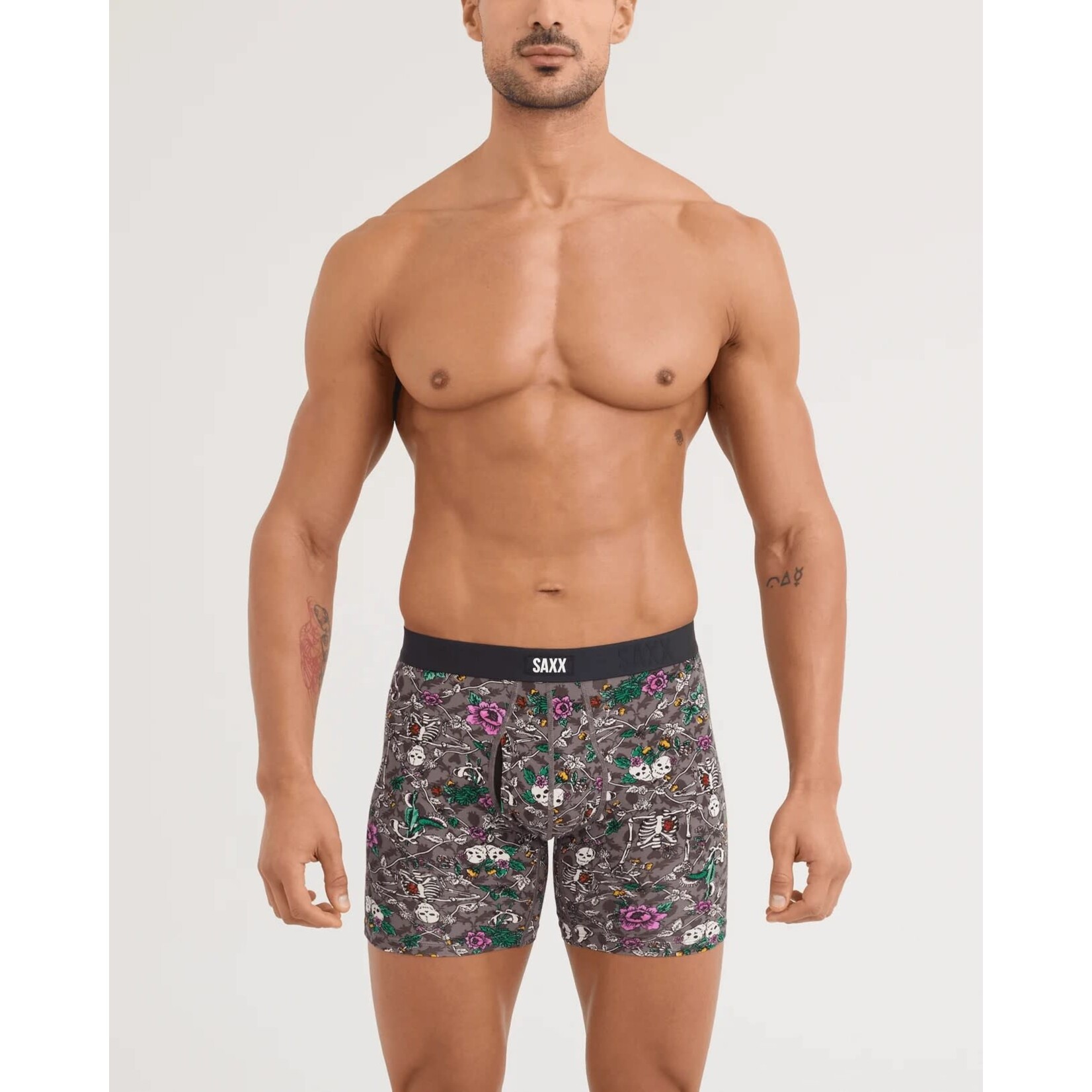 SAXX Vibe Xtra Boxer Brief Lovely Bones Grey