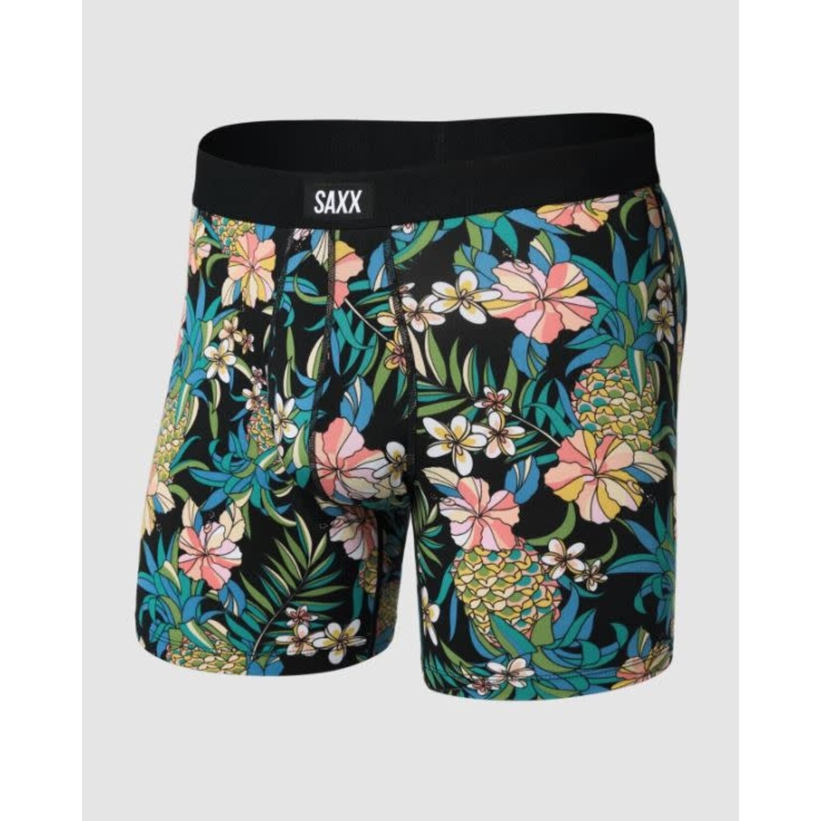 SAXX Daytripper Boxer Brief Pineapple Field Black