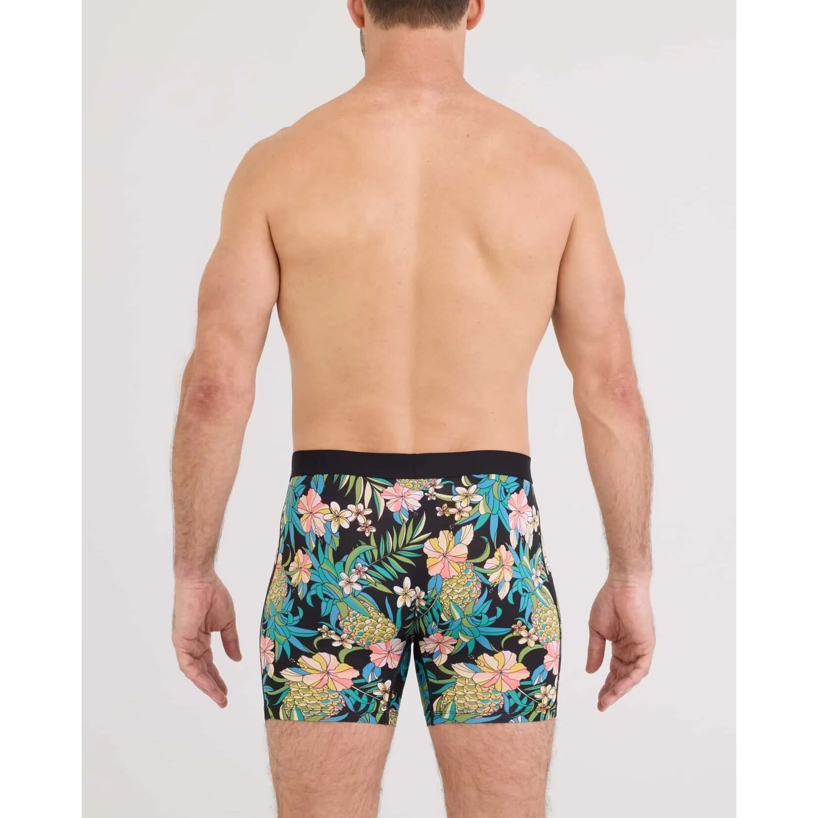 SAXX Daytripper Boxer Brief Pineapple Field Black