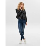 Only Gemma Faux Leather Biker Jacket