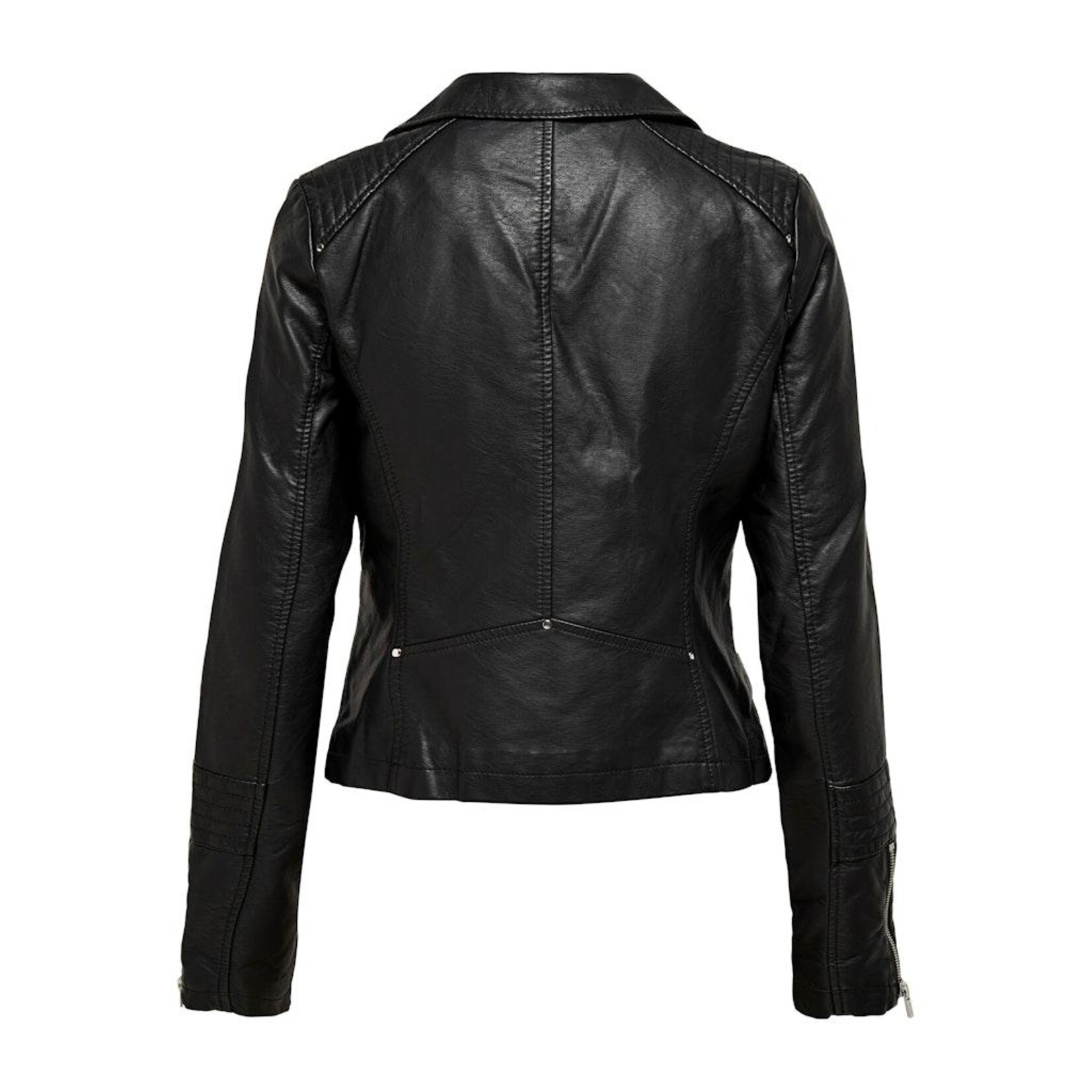 Only Gemma Faux Leather Biker Jacket