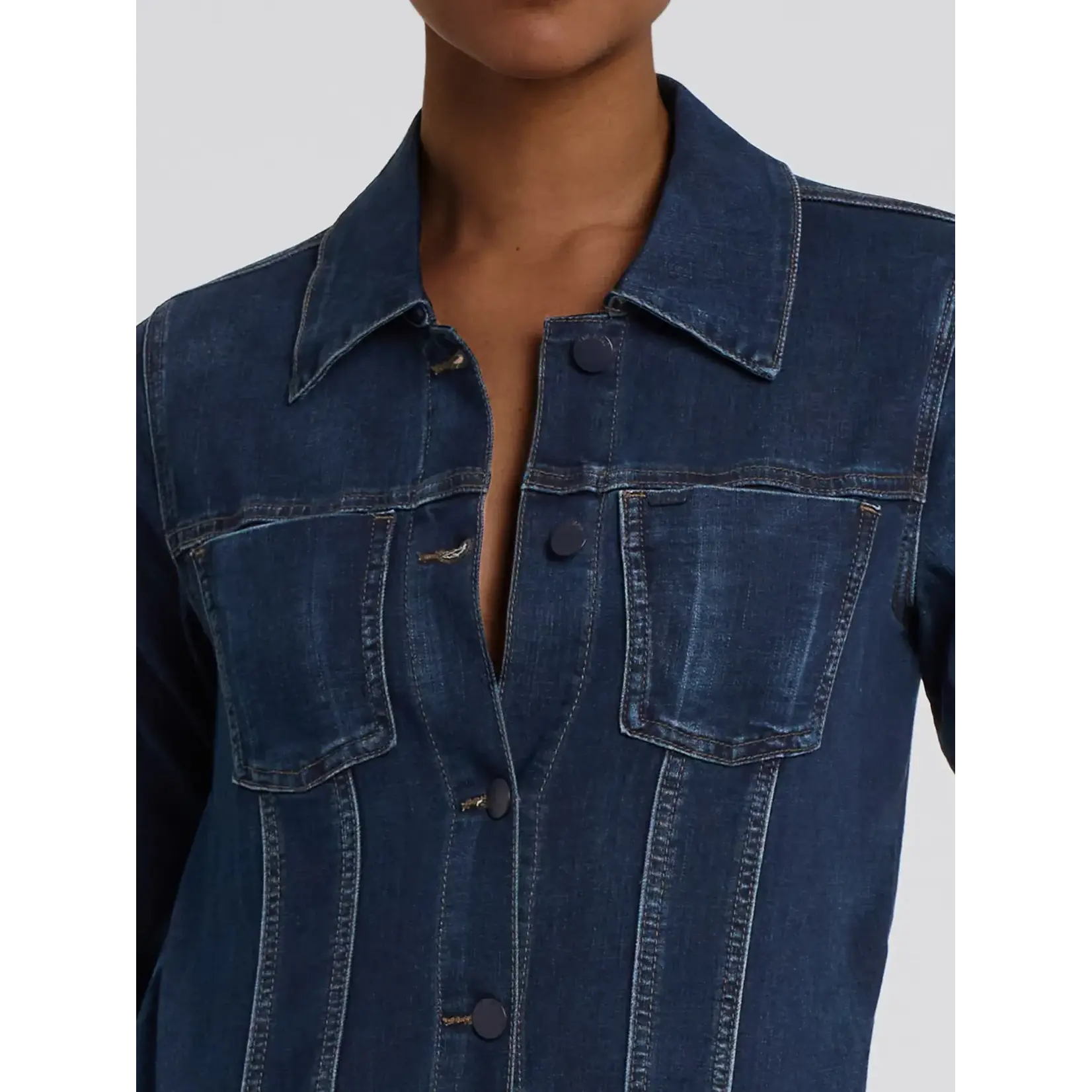 Lois Lara Long Denim Jacket