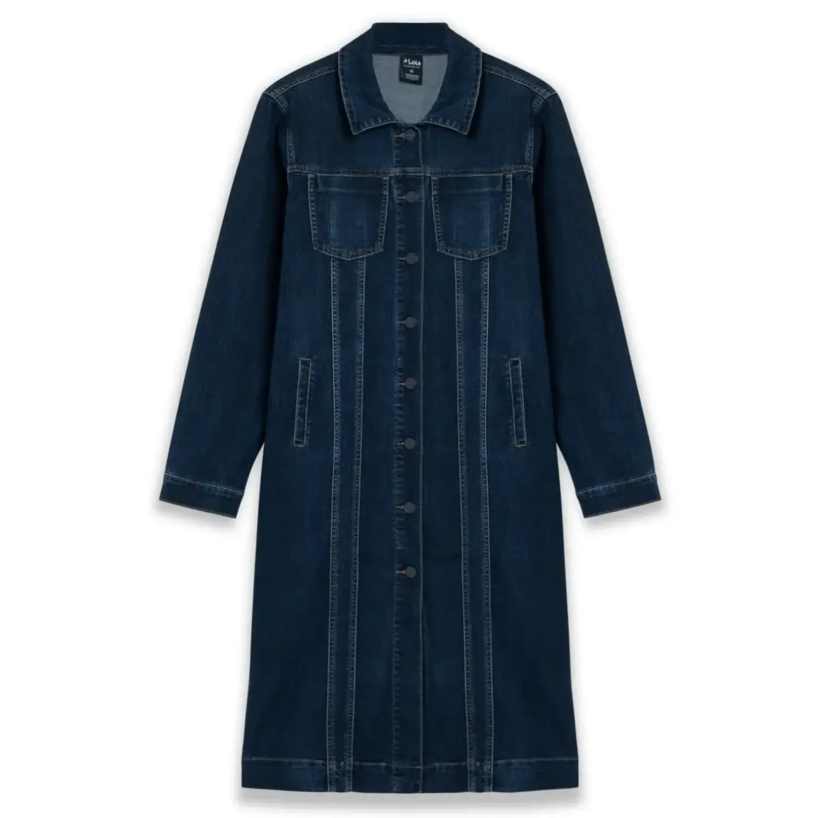 Lois Lara Long Denim Jacket
