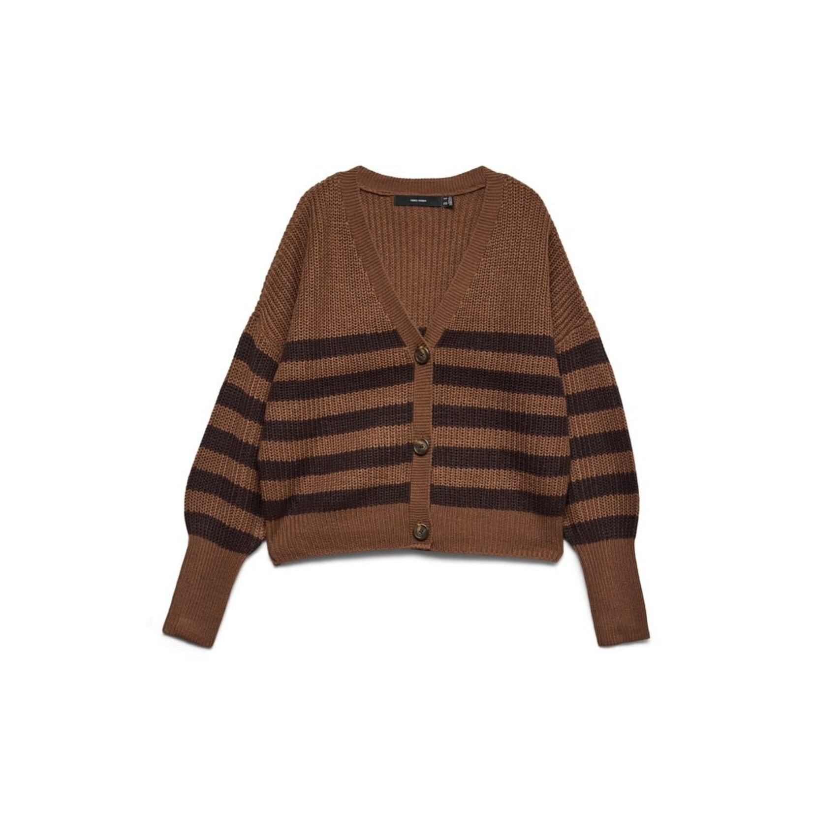 Vero Moda Lea V-Neck Stripe Cardigan