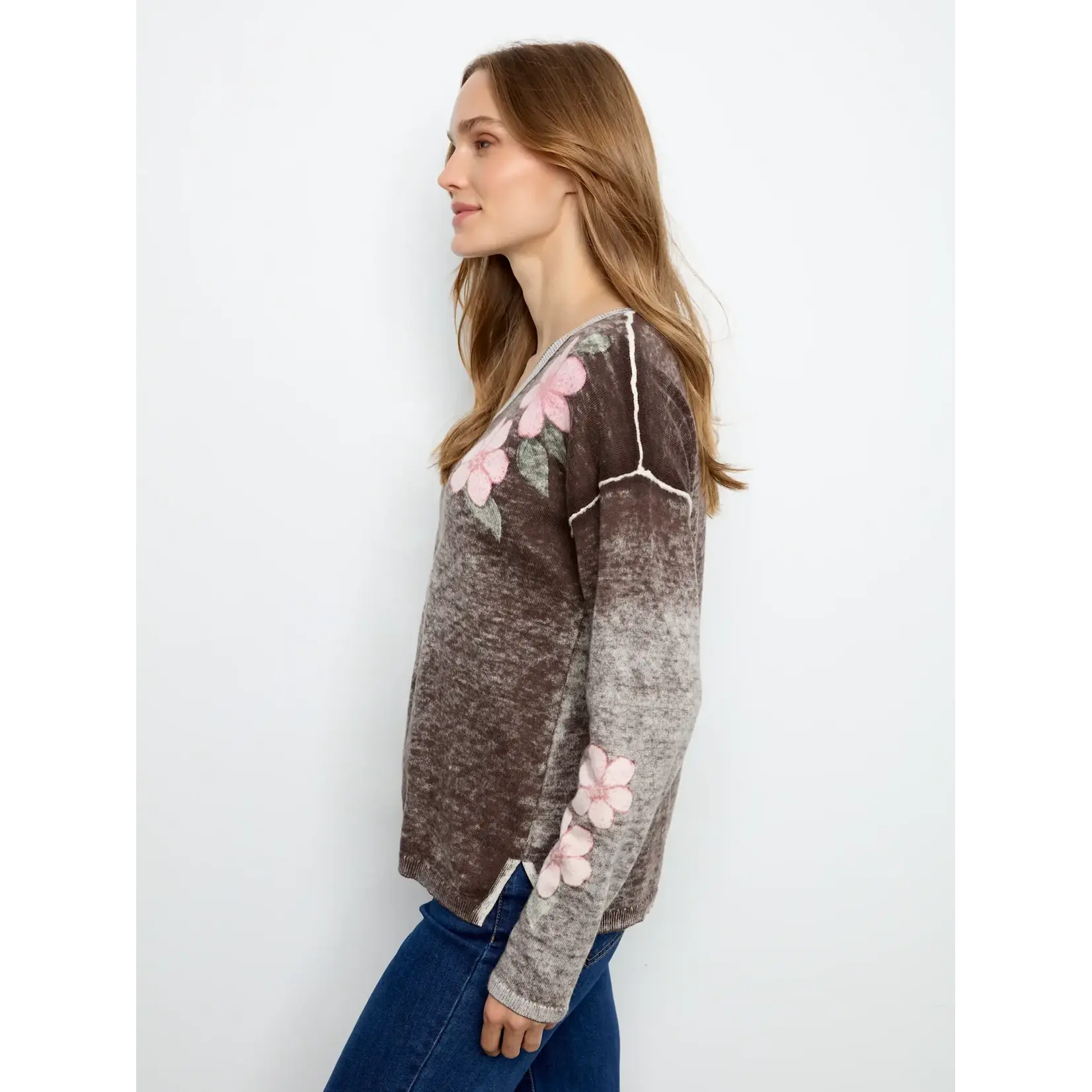 Charlie B Reversible Drop Shoulder Sweater