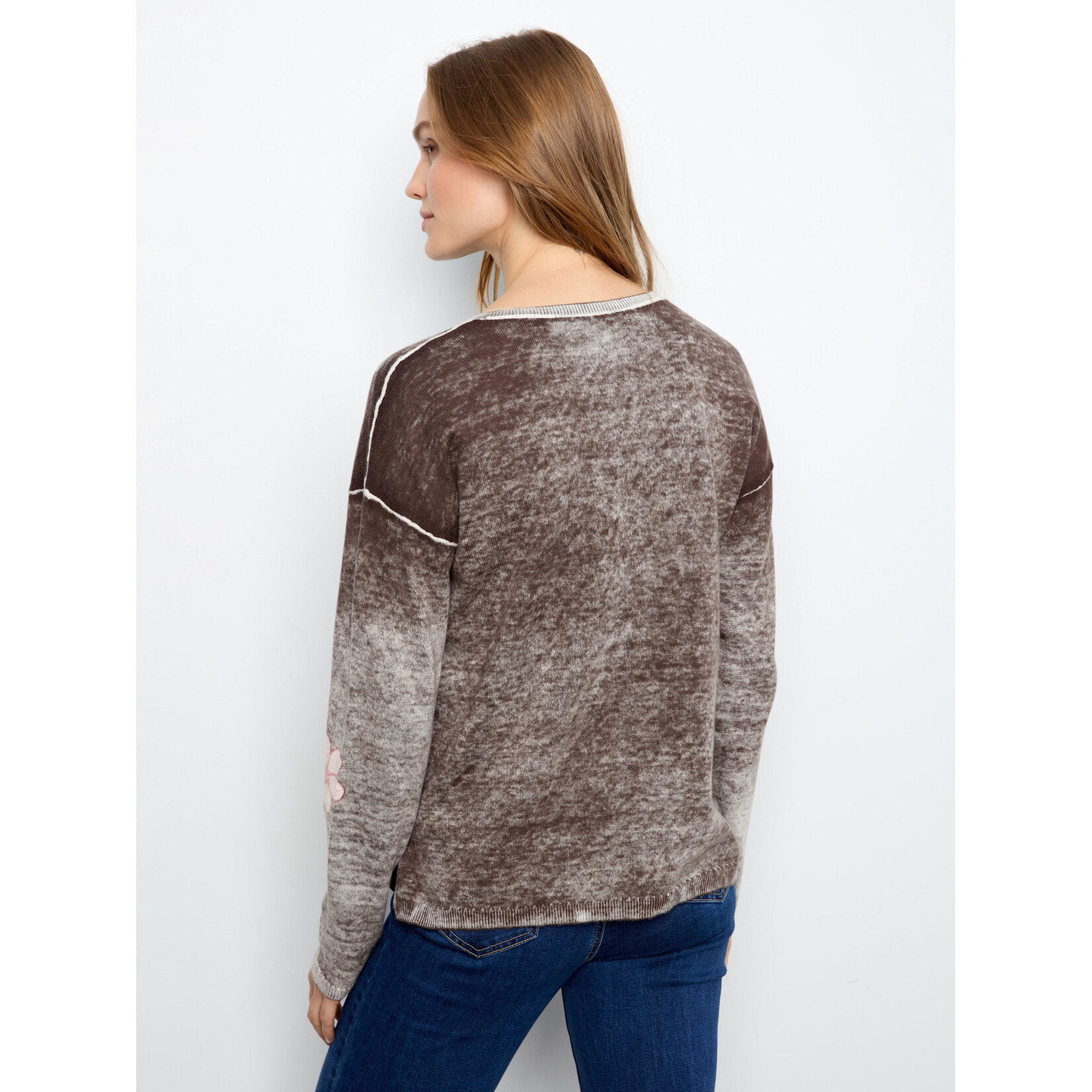 Charlie B Reversible Drop Shoulder Sweater