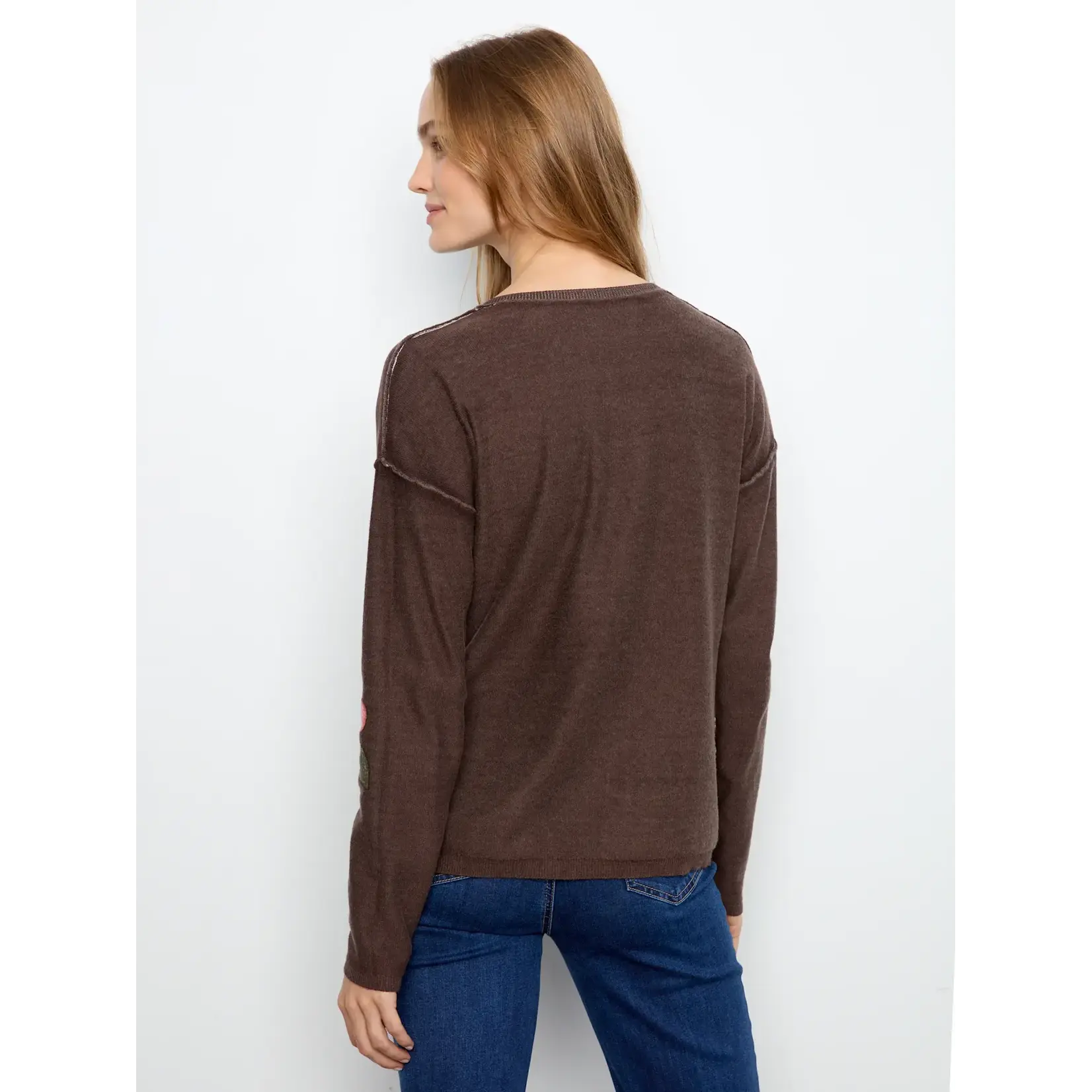 Charlie B Reversible Drop Shoulder Sweater