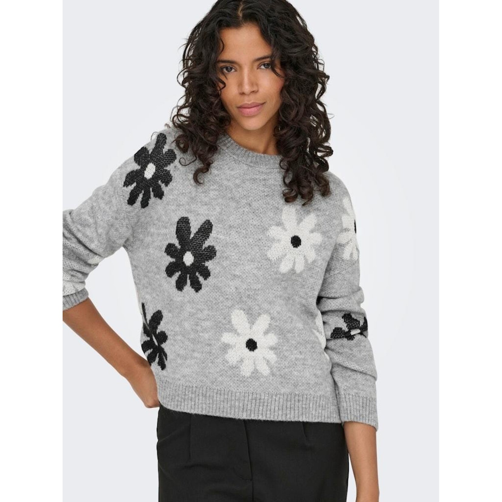 Only Freesia Flower Sweater