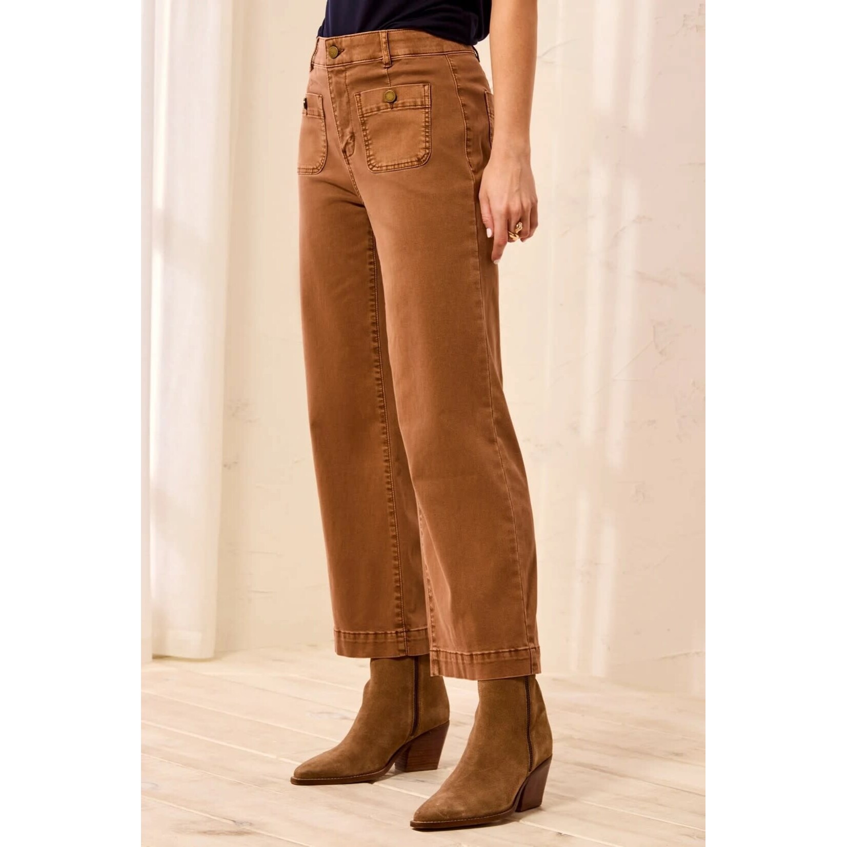 Tribal Sophia Curvy Super Straight Ankle Denim