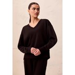Tribal Long Sleeve V-Neck Top