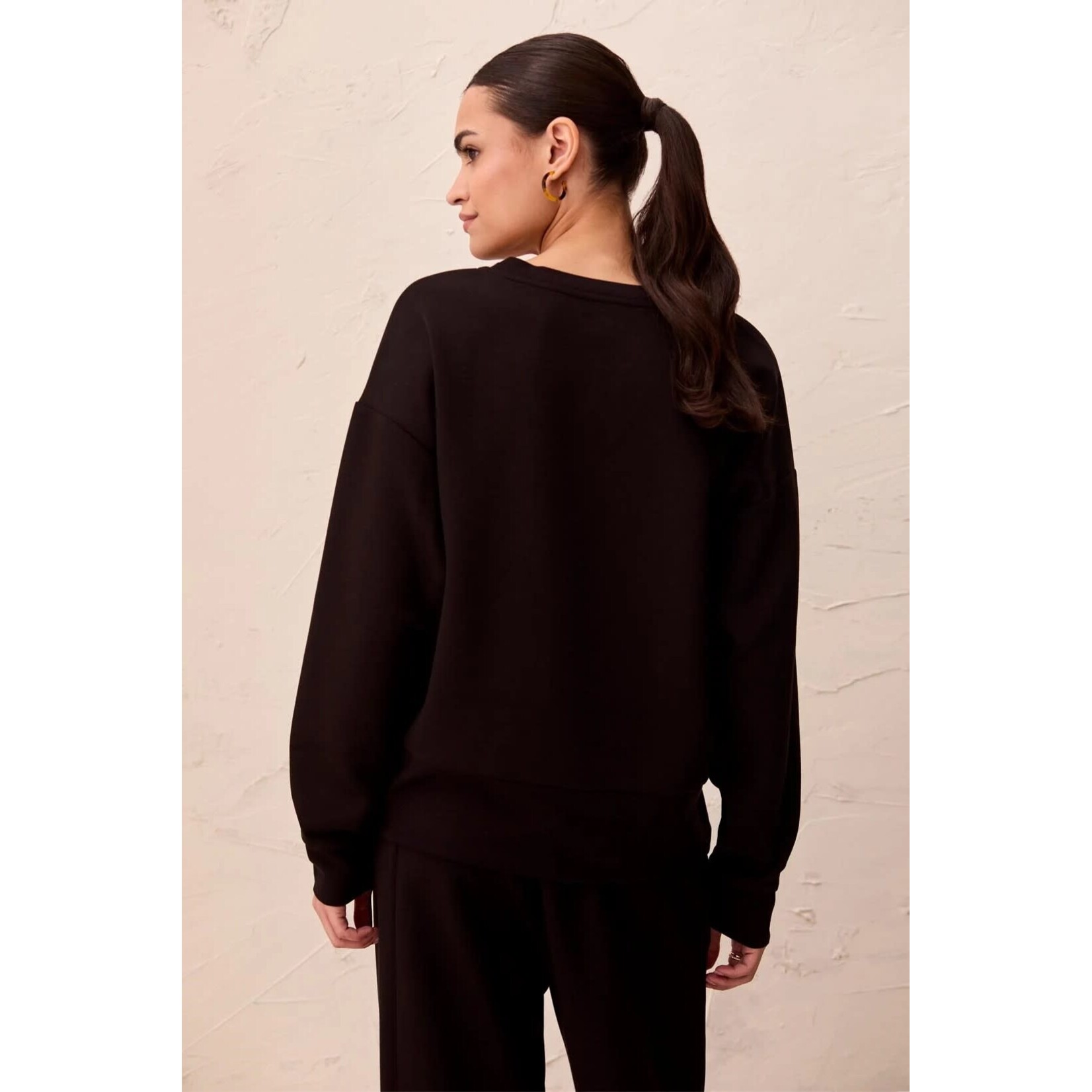 Tribal Long Sleeve V-Neck Top