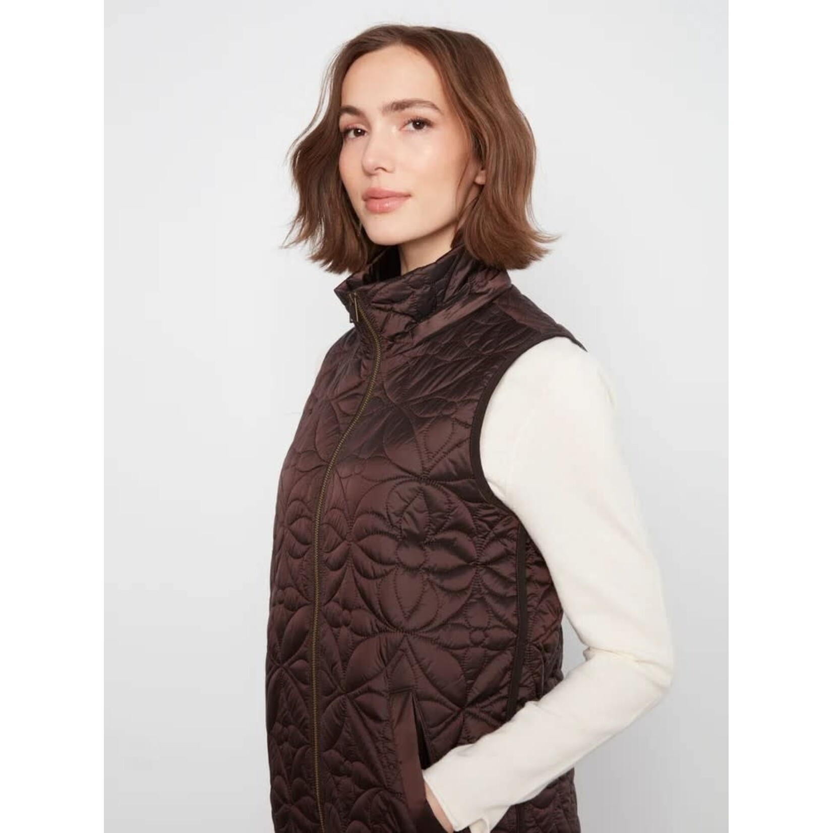 Charlie B Removable Hood Puffer Vest