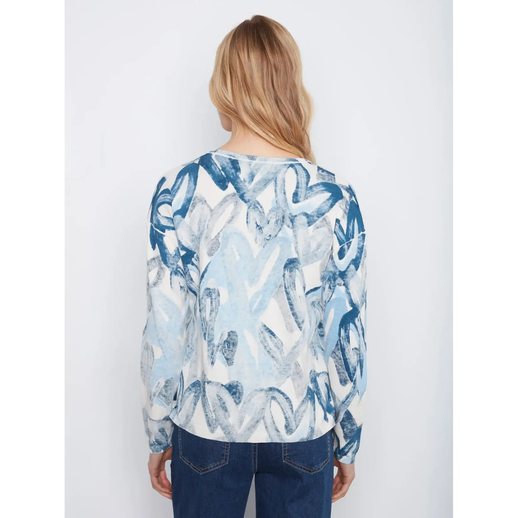 Charlie B Reversible Drop Shoulder Sweater