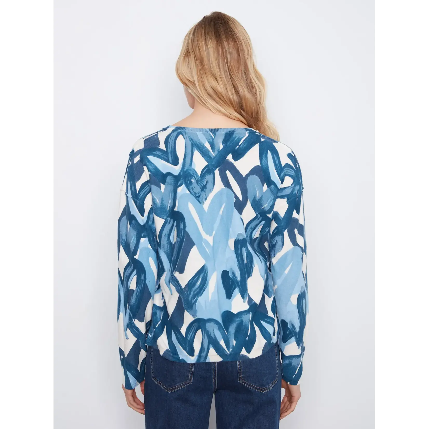 Charlie B Reversible Drop Shoulder Sweater