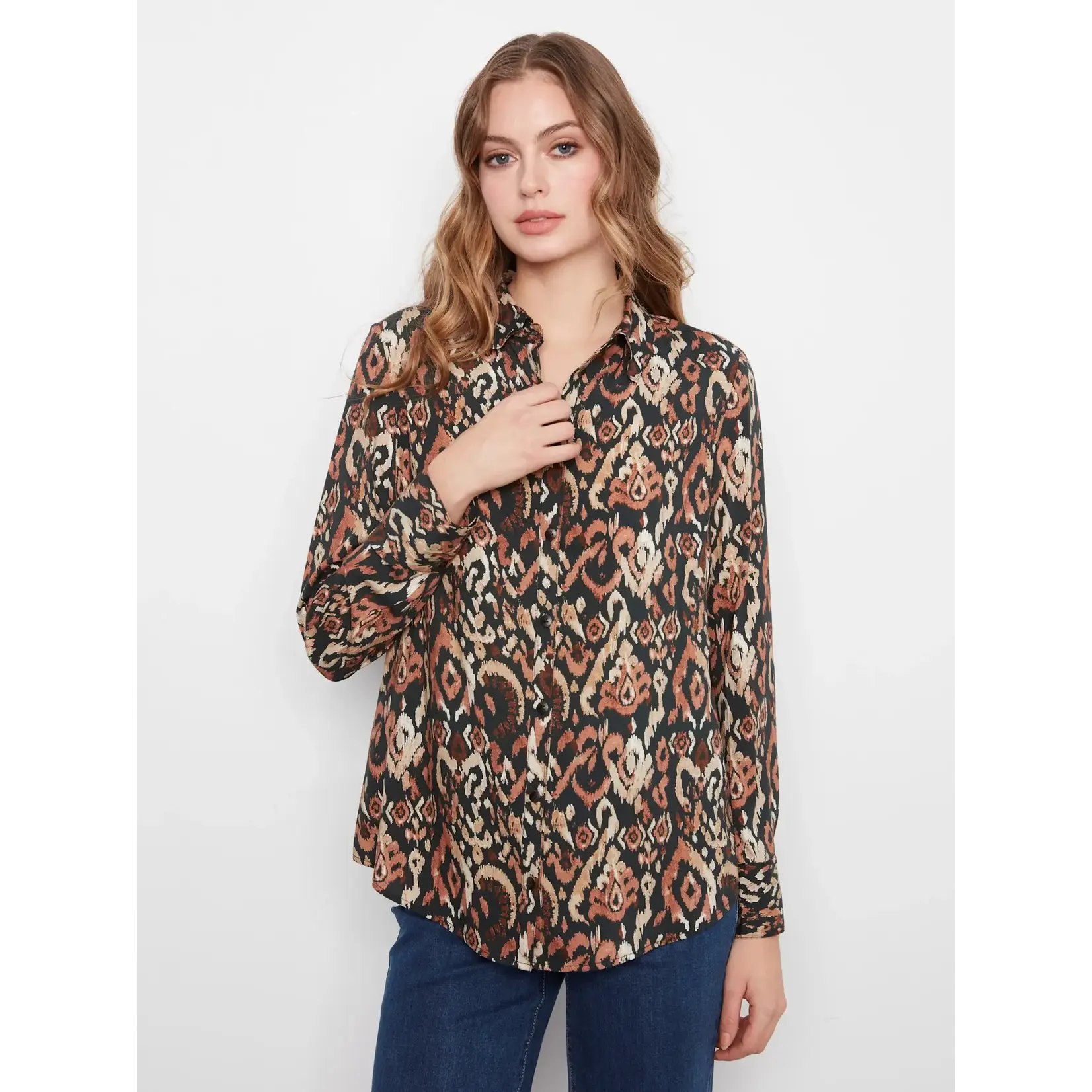 Charlie B Long Sleeve Button Up Shirt
