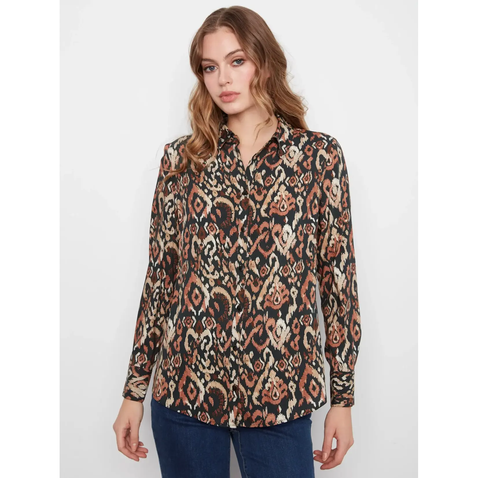 Charlie B Long Sleeve Button Up Shirt