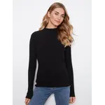 Charlie B Ribbed Mock Neck Sweater