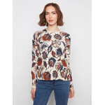 Charlie B Drop Shoulder Printed Sweater