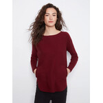Charlie B Sweater With Back Eyelet Detail