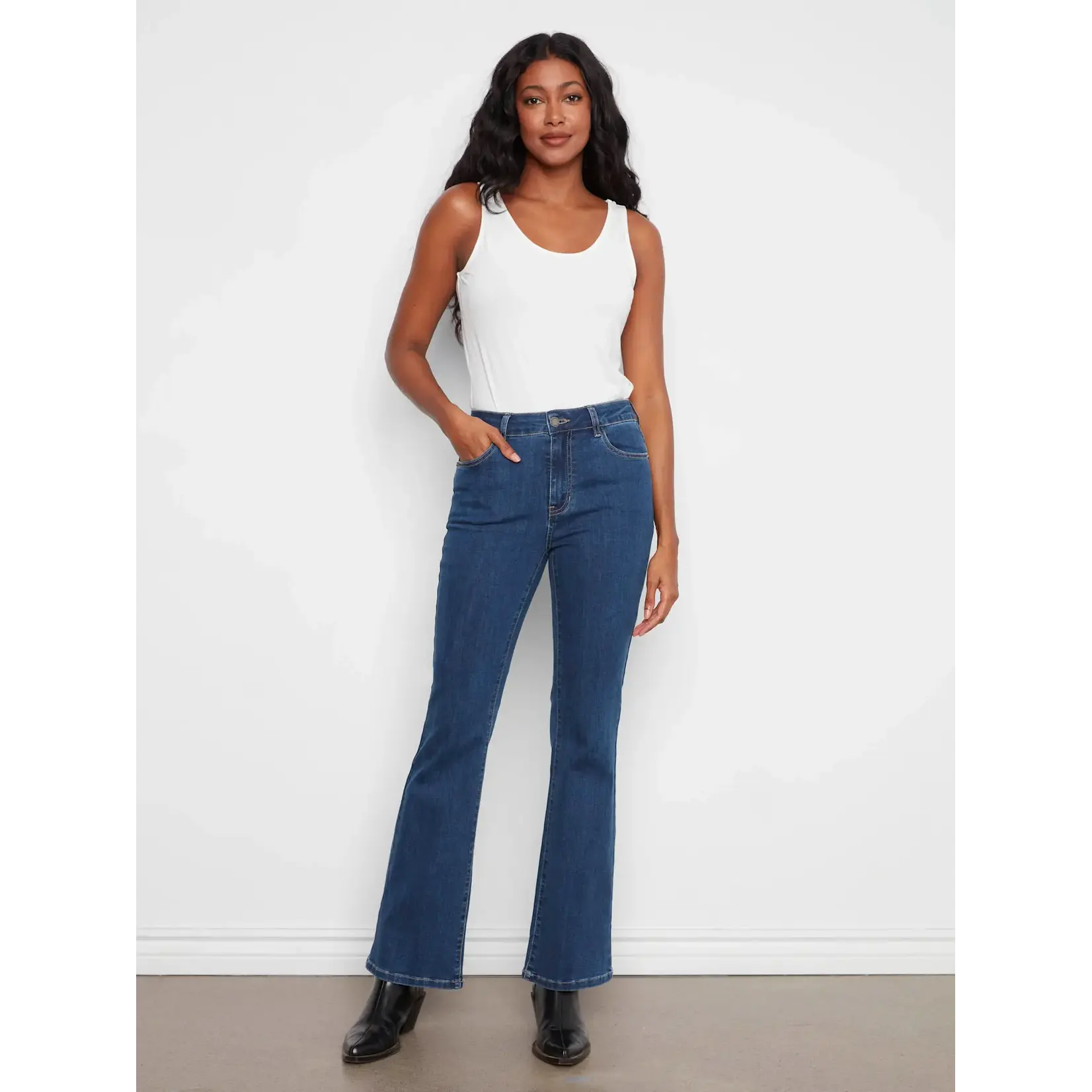 Charlie B Celine Flare Leg Jeans