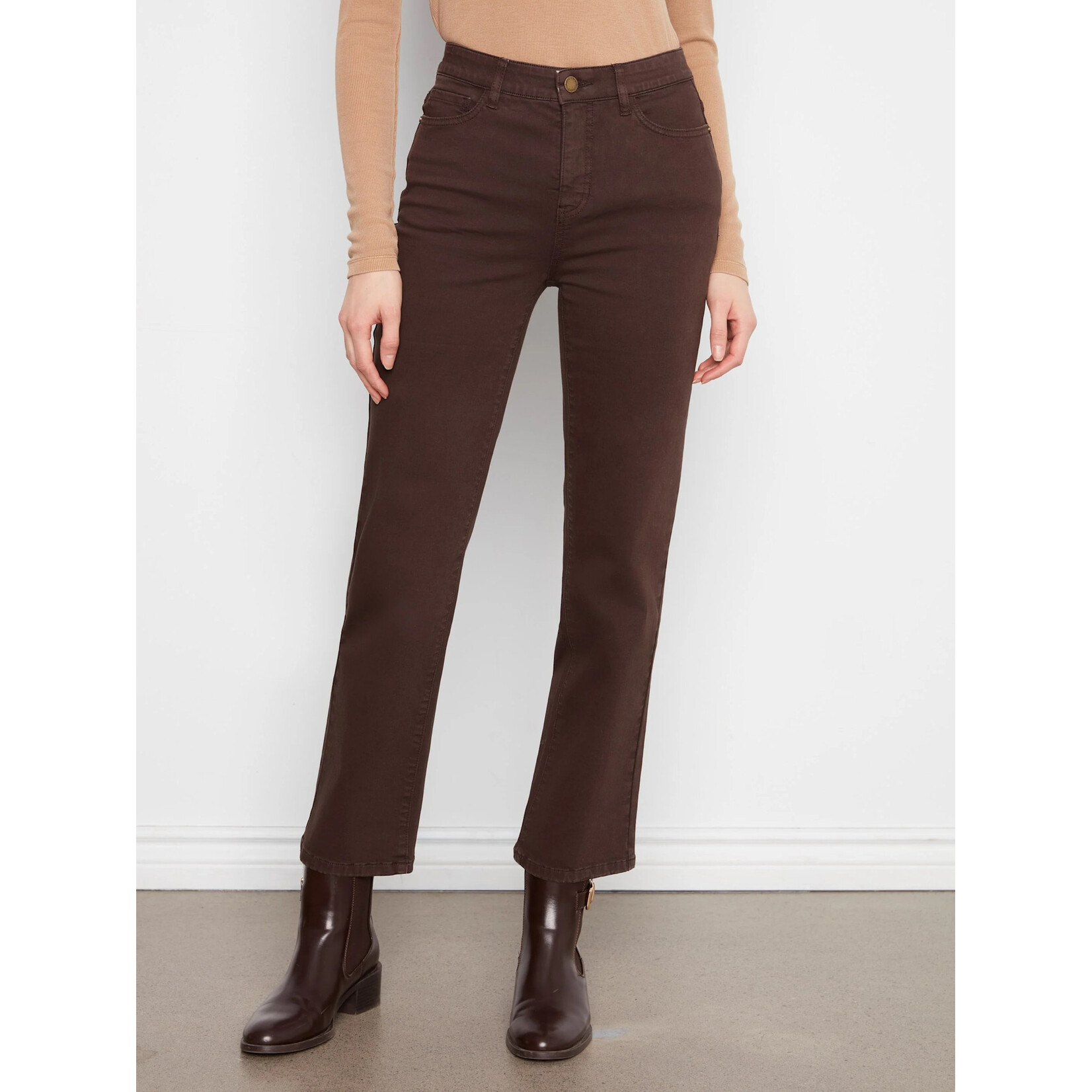 Charlie B Straight Leg Twill Pant