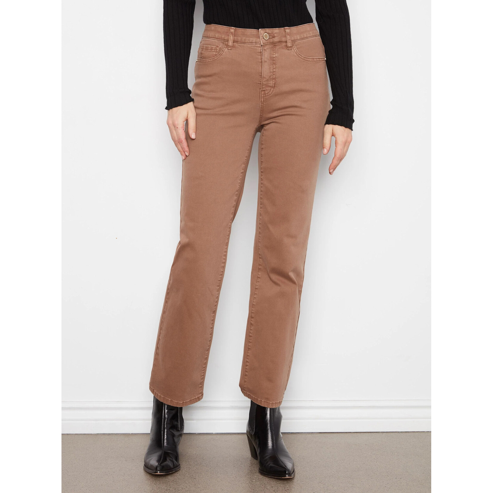 Charlie B Straight Leg Twill Pant
