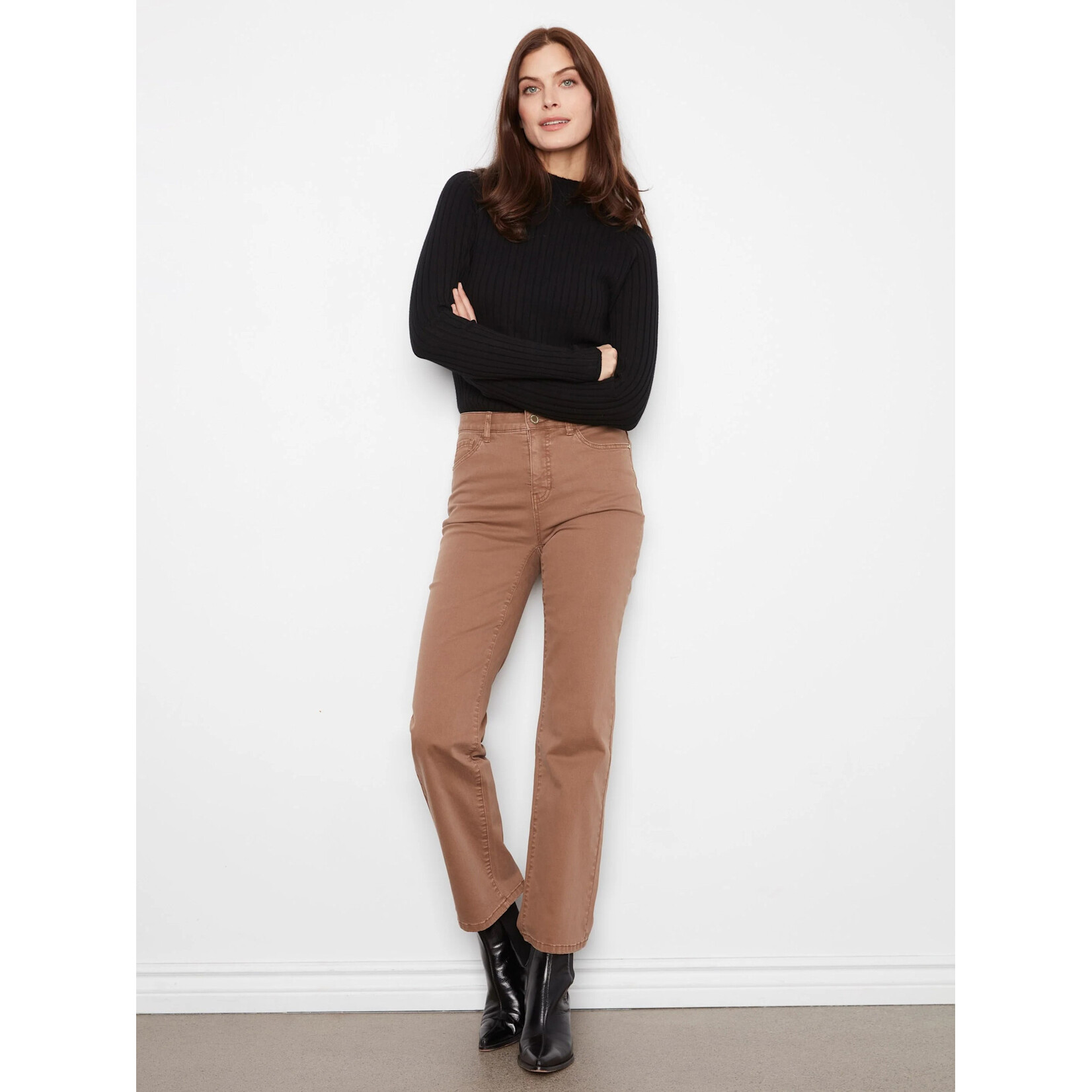 Charlie B Straight Leg Twill Pant