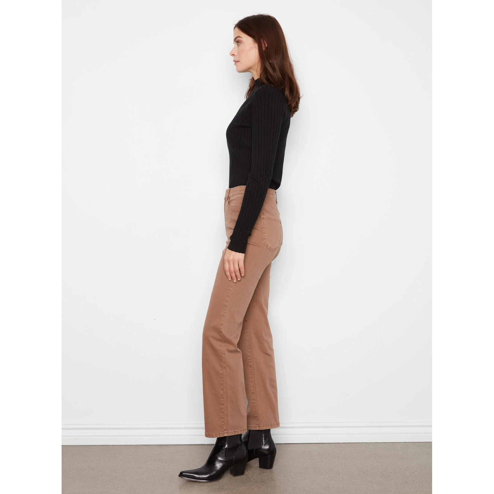 Charlie B Straight Leg Twill Pant