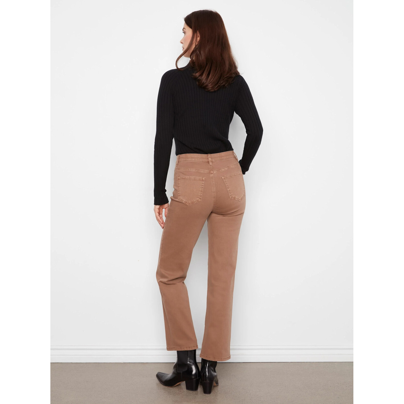 Charlie B Straight Leg Twill Pant