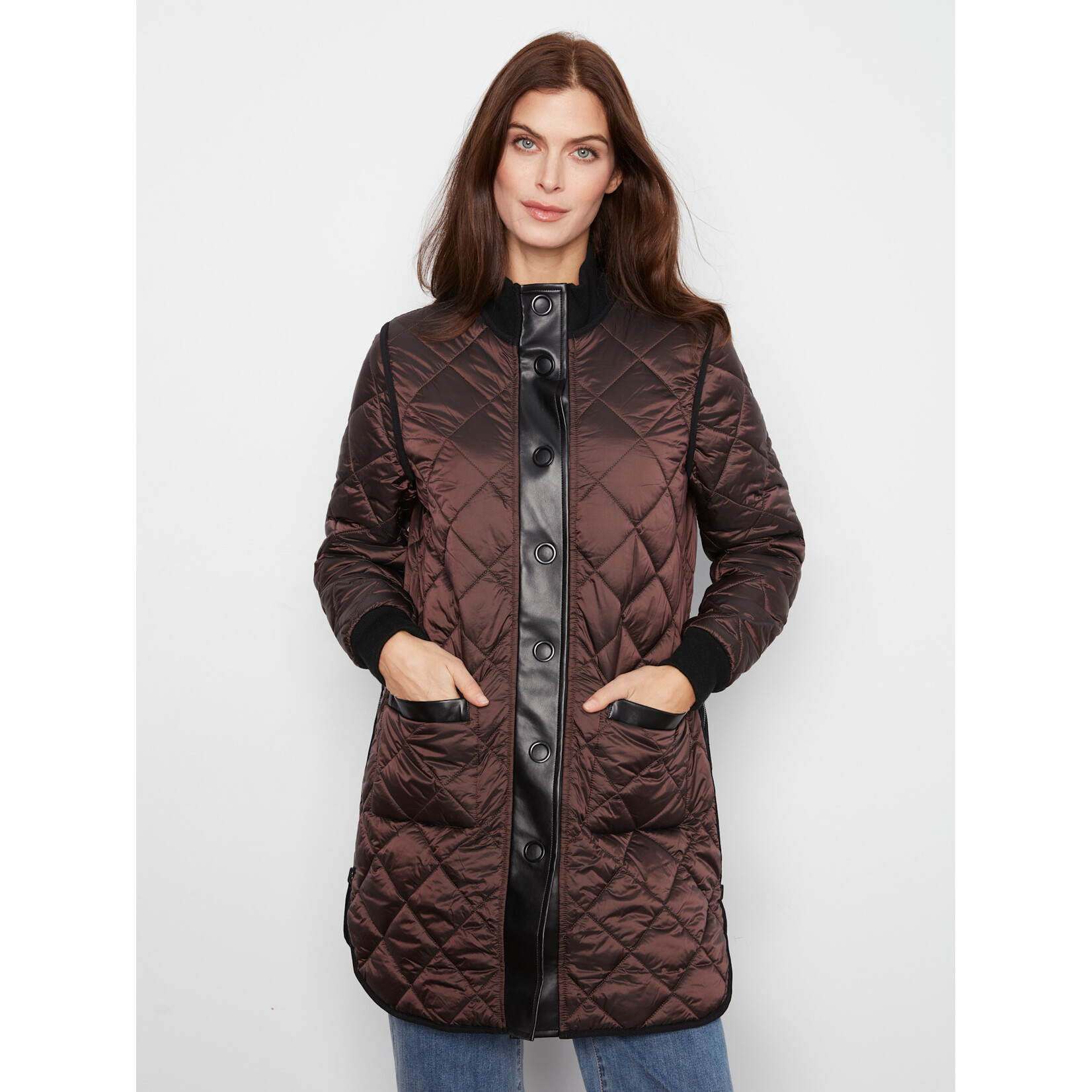 Charlie B Reversible Quilted Puffer Jacket