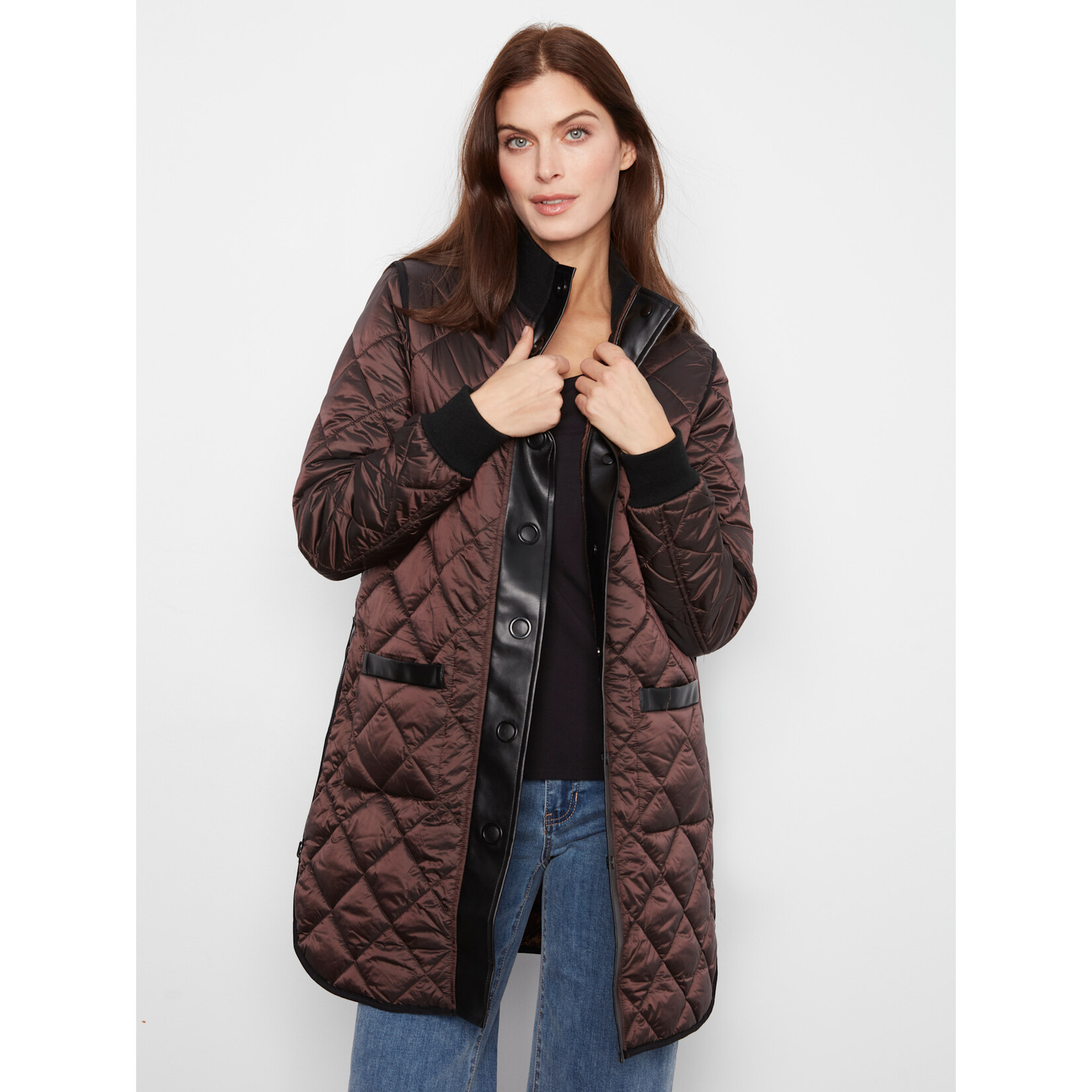 Charlie B Reversible Quilted Puffer Jacket
