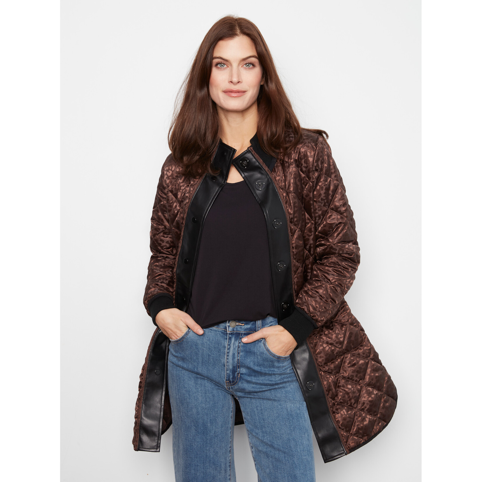 Charlie B Reversible Quilted Puffer Jacket