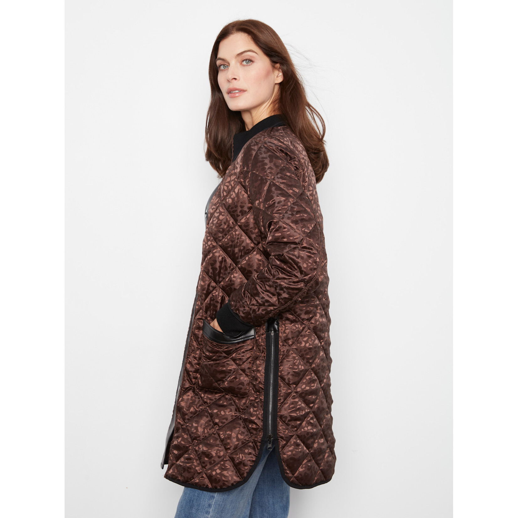 Charlie B Reversible Quilted Puffer Jacket